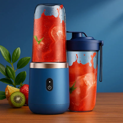 Mini batidora portátil con 2 vasos