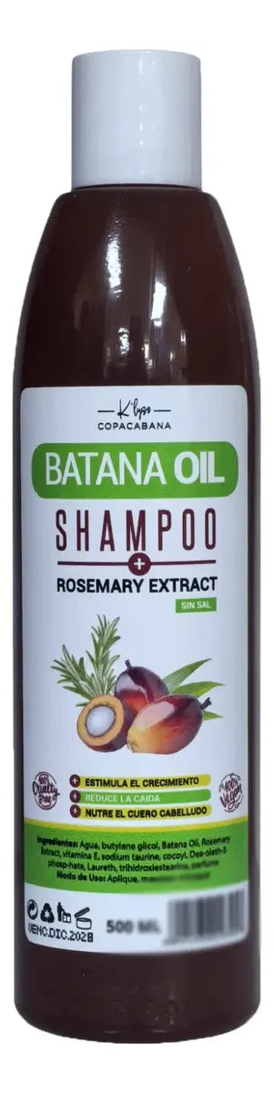 Shampoo de batana y romero envase