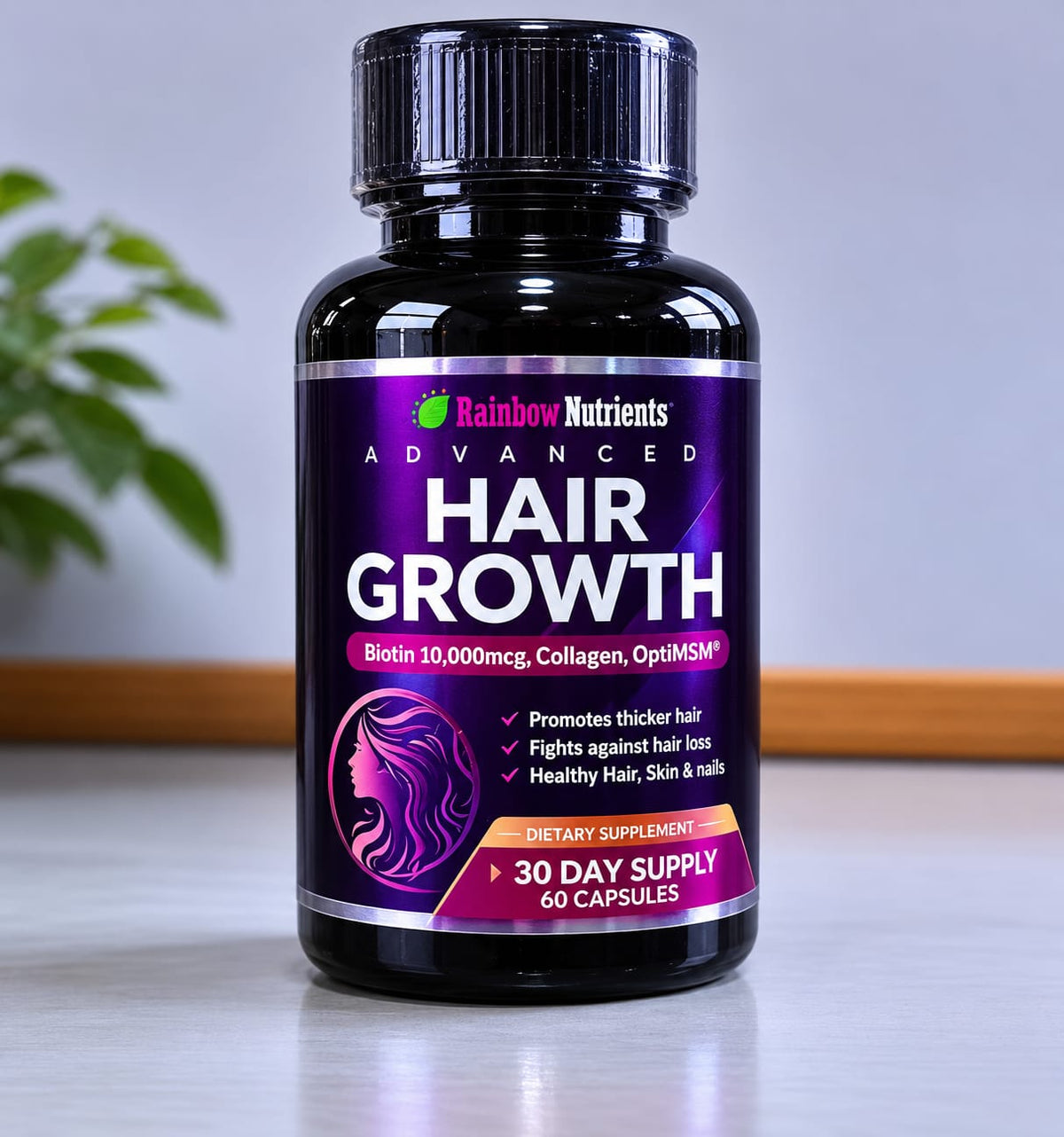 Hair Growth Force biotina y colágeno
